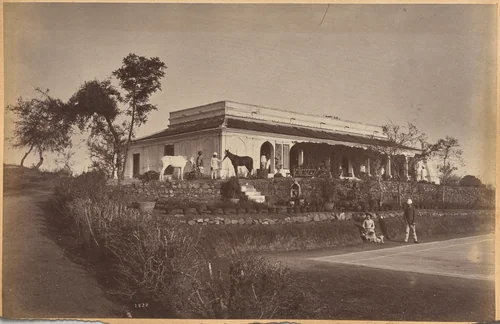 Untitled (verso, bottom) by Raja Deen Dayal, photograph, 1877-1892