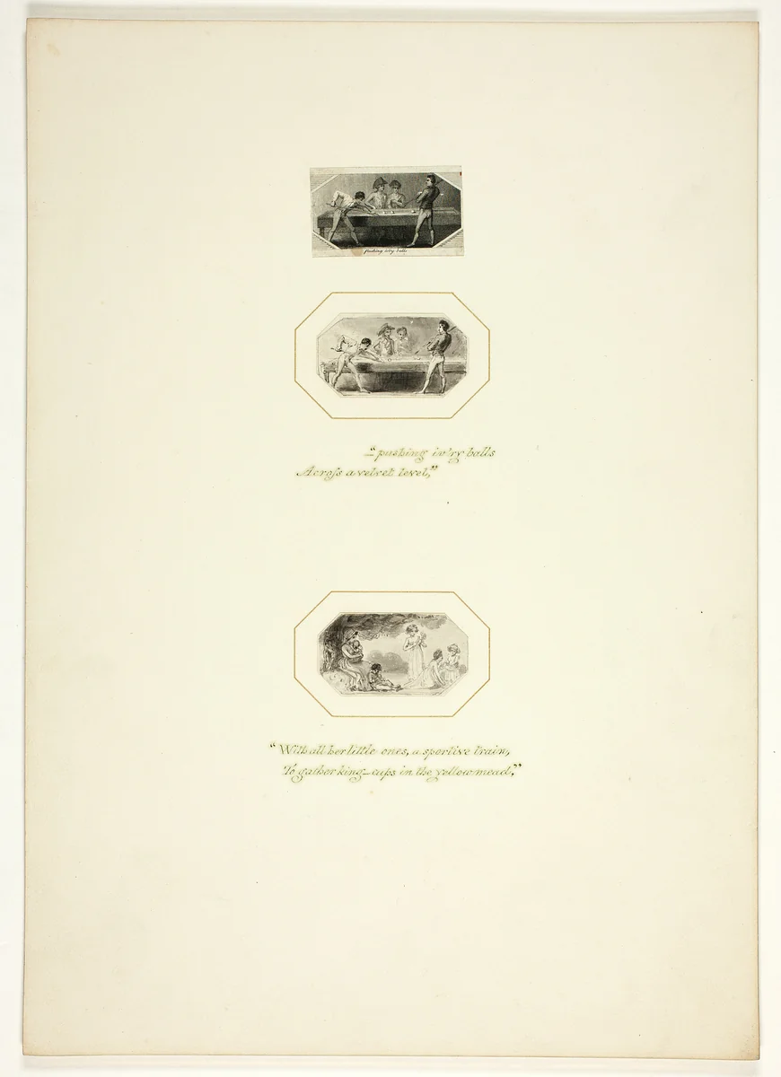 Study for a plate from The Task by Thomas Stothard, drawing, 1795-1805