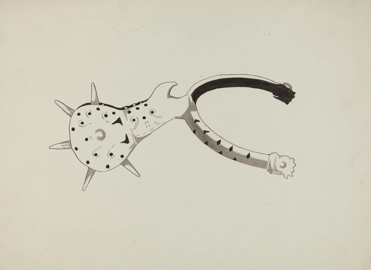 Spur by J. Henry Marley, index of american design, 1936