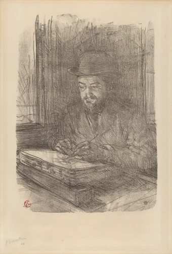 The Master Printmaker: Adolphe Albert by Henri de Toulouse-Lautrec, print, 1898