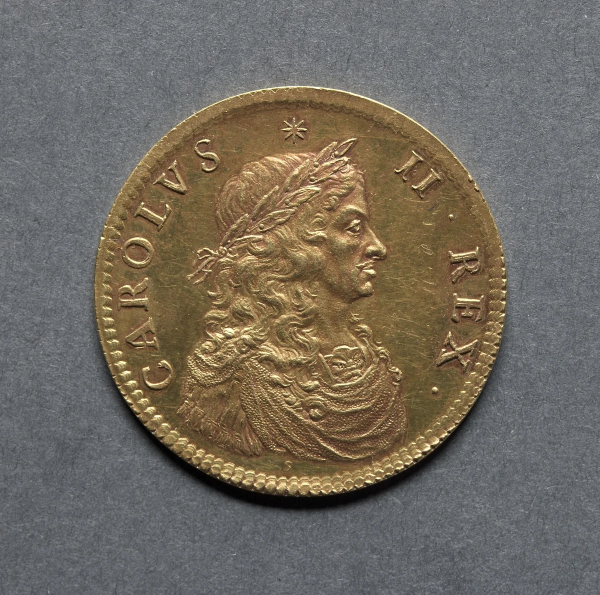 Broad: Charles II (obverse) by Thomas Simon, metalwork, 1660