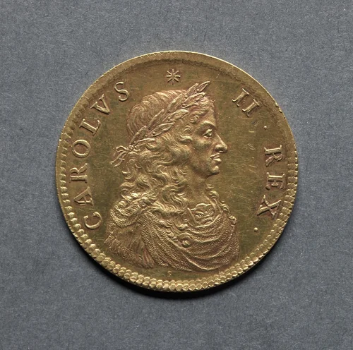 Broad: Charles II (obverse) by Thomas Simon, metalwork, 1660