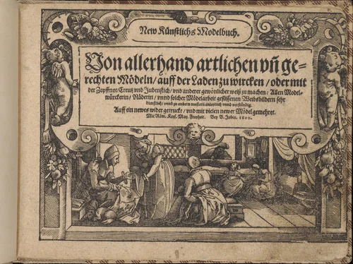 New Künstlichs Modelbuch, Title page (page 1 recto) by Bernhard Jobin, book, 1600