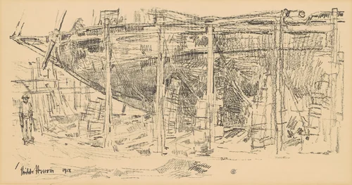 On the Ways by Childe Hassam, print, 1918