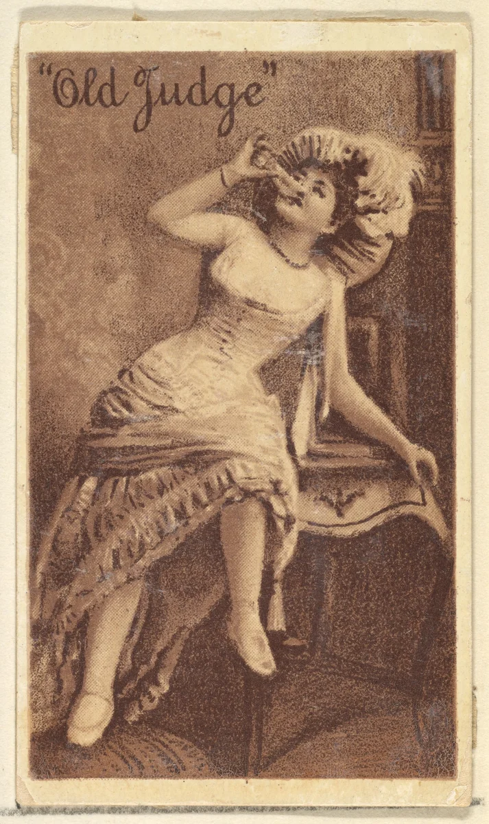 Actress from the Old Judge series (N167) for Old Judge Cigarettes by Goodwin & Company, print, 1886