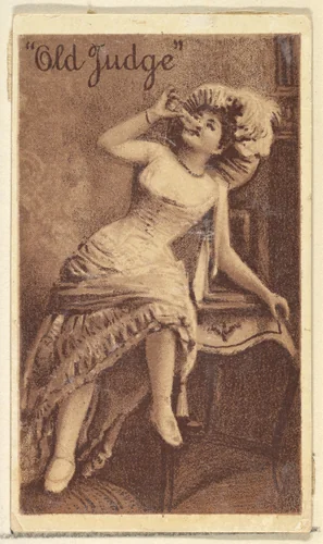 Actress from the Old Judge series (N167) for Old Judge Cigarettes by Goodwin & Company, print, 1886