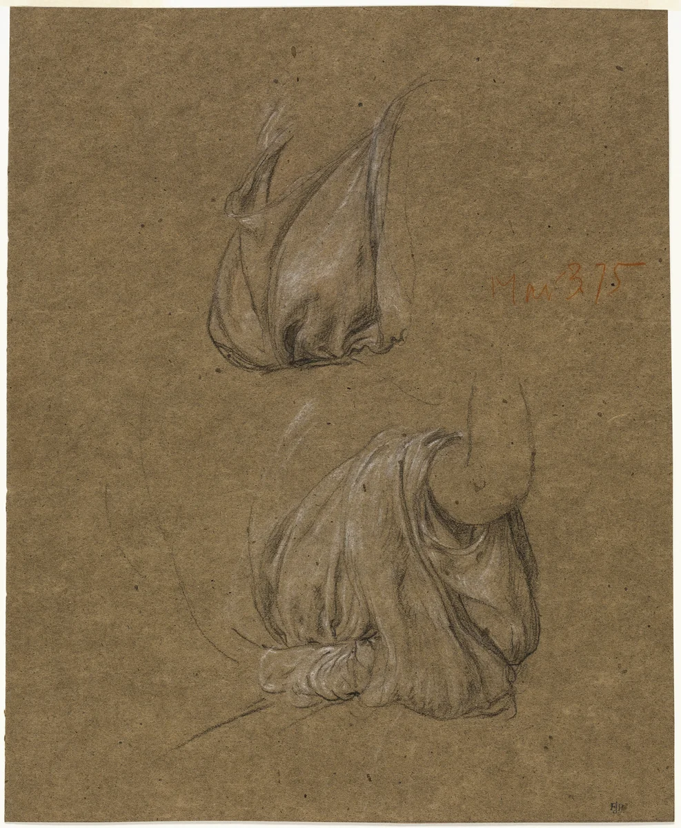 Study for Festival by Edward John Poynter, drawing, 1870-1880