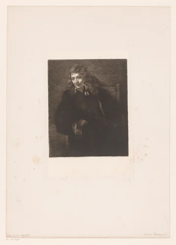 Portret van Nicolaas Bruyningh by William Unger, print, 1847-1889