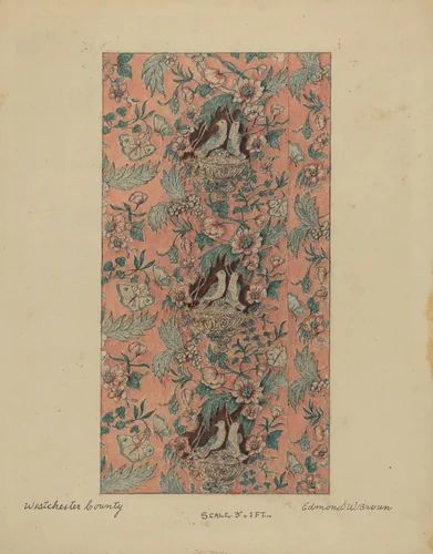 Glazed Chintz by Edmond W. Brown, index of american design, 1936