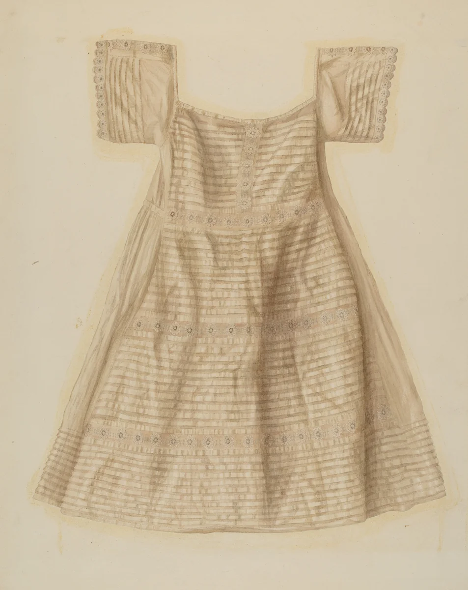 Baby Dress by Fred Hassebrock, index of american design, 1939
