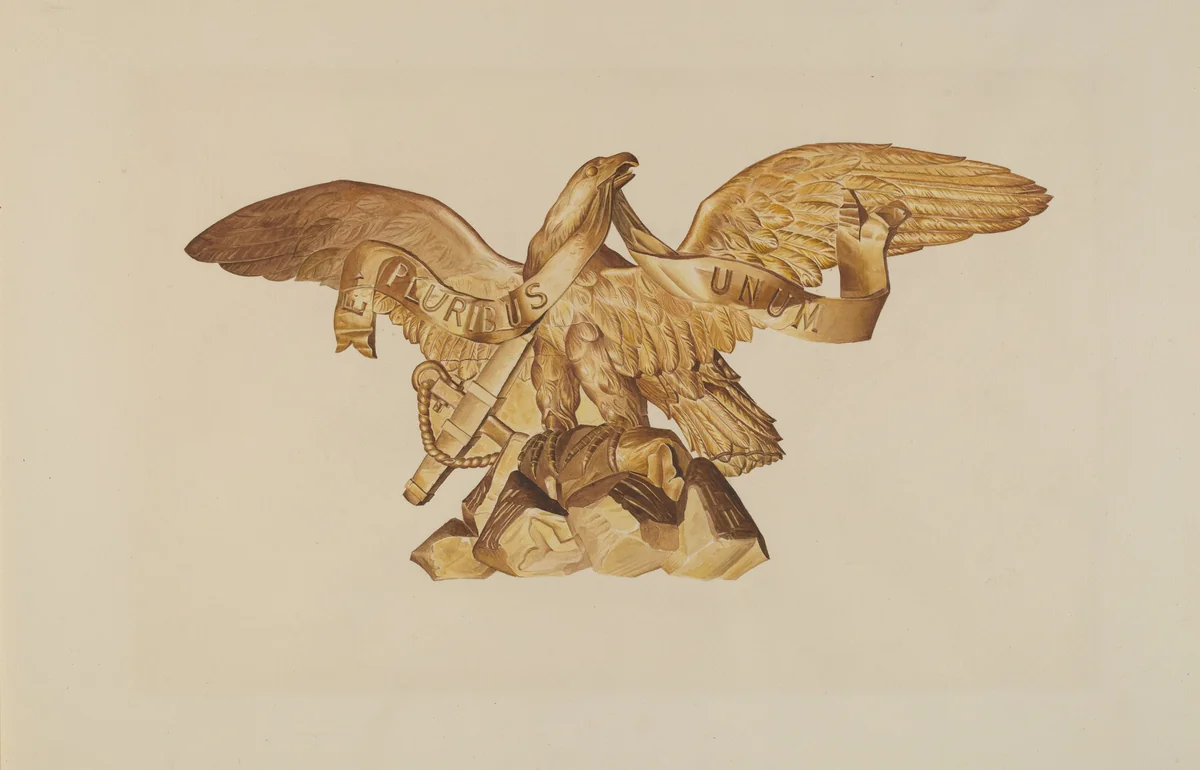 Eagle from USS Enterprise by American 20th Century, index of american design, 1935-1942