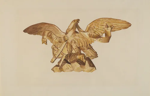 Eagle from USS Enterprise by American 20th Century, index of american design, 1935-1942