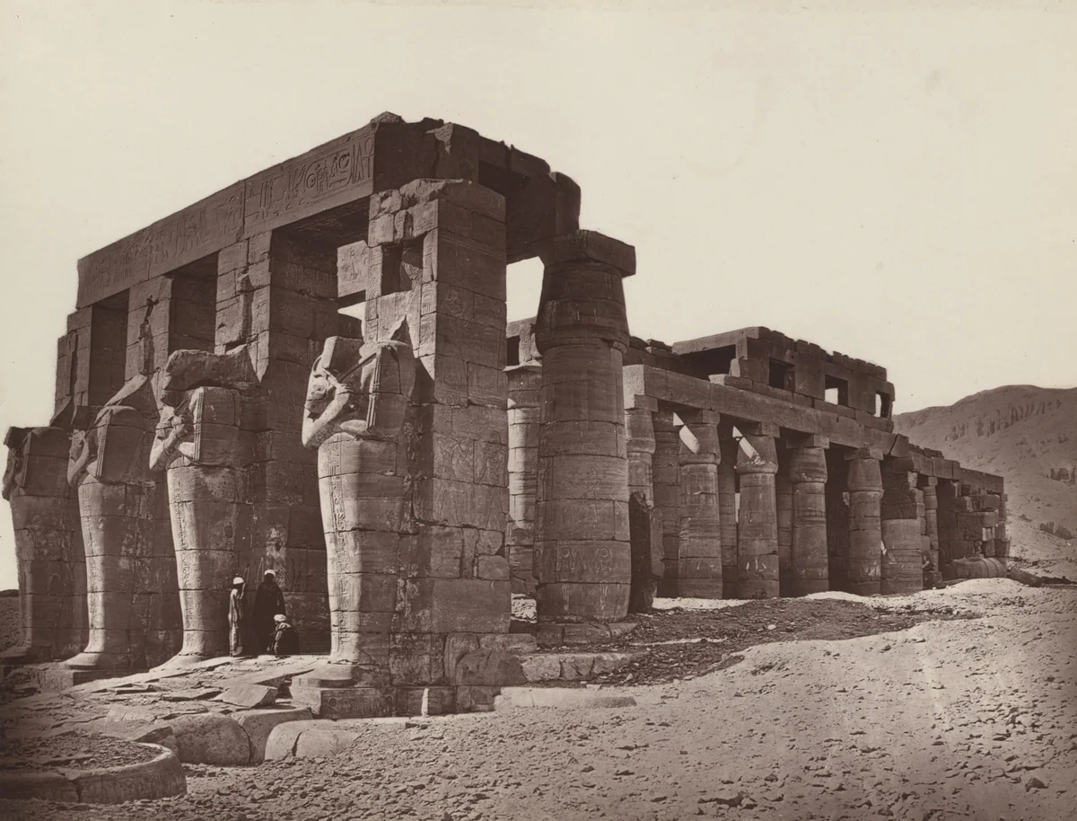 View of North-west End of the Inner Court by William de Wiveleslie Abney, photograph, 1876