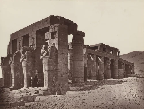 View of North-west End of the Inner Court by William de Wiveleslie Abney, photograph, 1876