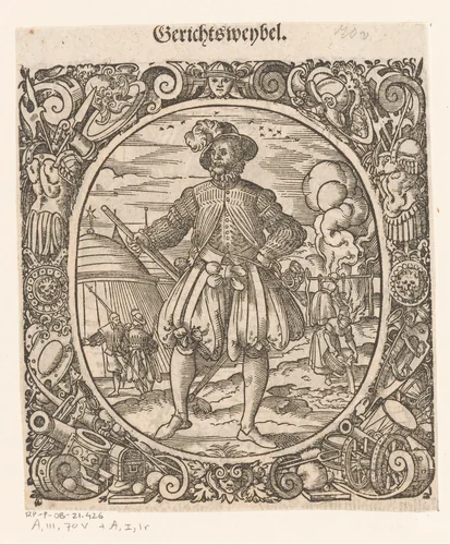 Gerechtsbode by Jost Amman, print, 1573
