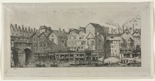 View of Part of the City of Paris Toward the Close of the 17th Century by Charles Meryon, print, 1861