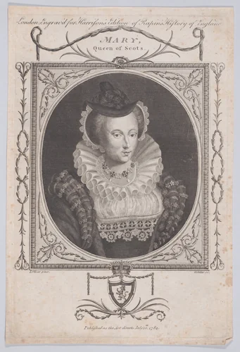 Mary, Queen of Scots by John Goldar, print, 1784