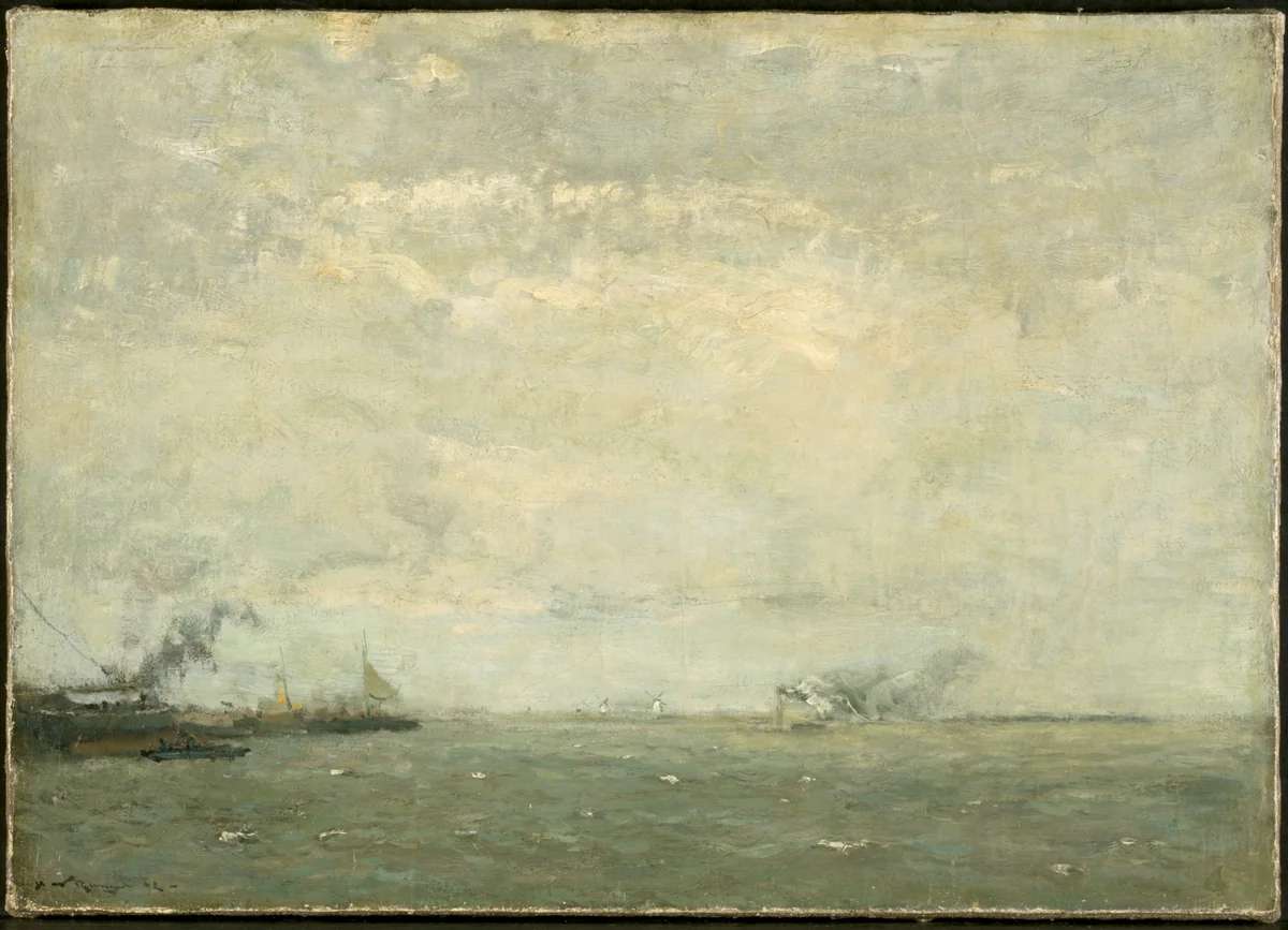 Seascape by Henry Ward Ranger, painting, 1892