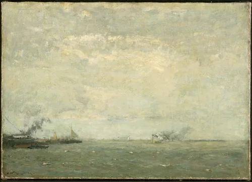 Seascape by Henry Ward Ranger, painting, 1892