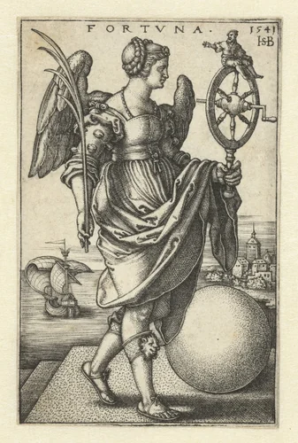 Fortuna by Unknown, print, 1541