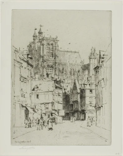 Abbéville by Charles John Watson, print, 1905
