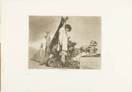 Not in this case, plate 36 from The Disasters of War by Francisco José de Goya, print, 1812-1815