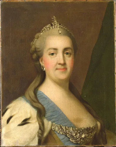 Catherine II (1729-96), Empress of Russia by Vigilius Erichsen, painting, 1749-1782