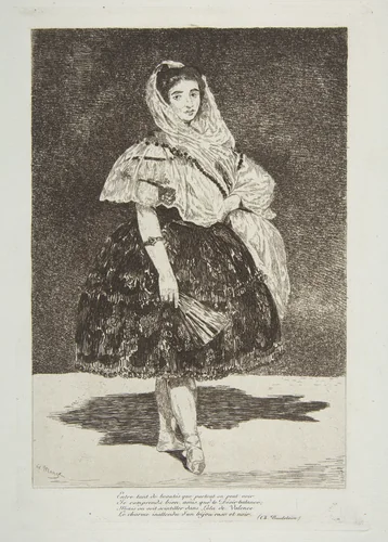 Lola de Valence by Edouard Manet, print, 1862