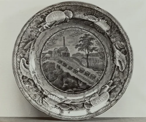 Plate - "Baltimore and Ohio Railroad" by Helmut Hiatt, index of american design, 1936