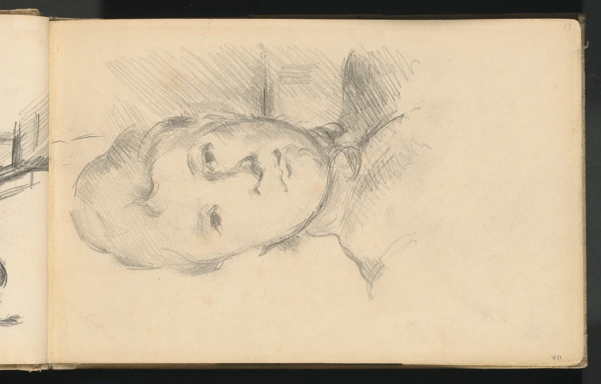 Madame Cezanne by Paul Cezanne, drawing, 1888-1891