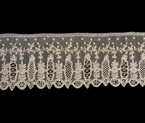 Border by France, textile, 1860-1880