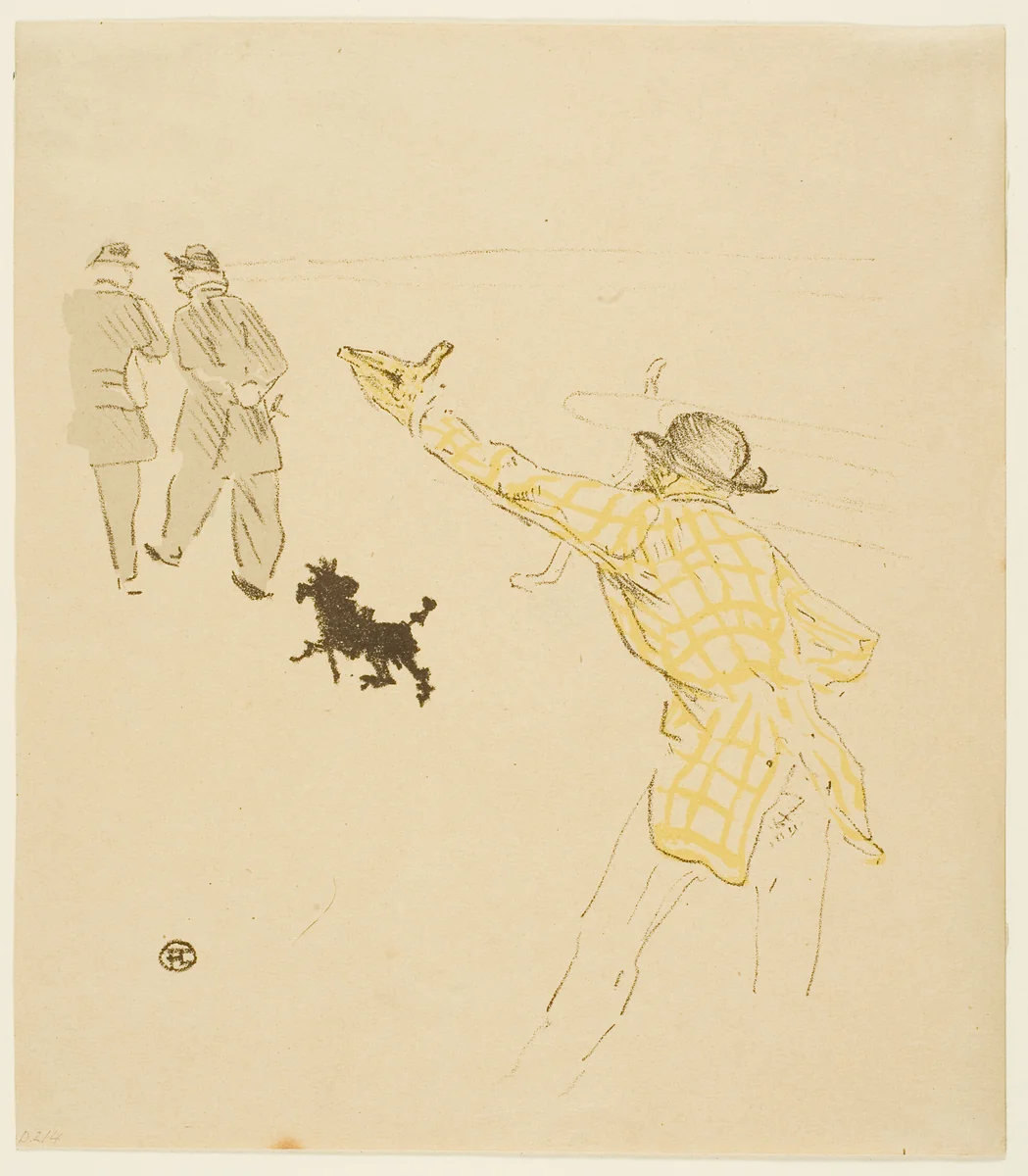 Cover for Le Fardeau de la Liberté by Henri de Toulouse-Lautrec, print, 1897