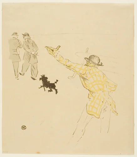 Cover for Le Fardeau de la Liberté by Henri de Toulouse-Lautrec, print, 1897