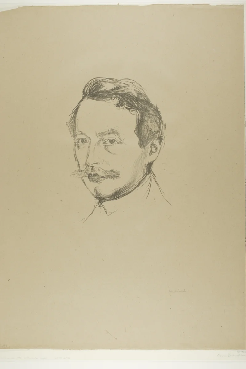 Dr. Max Linde by Edvard Munch, print, 1902