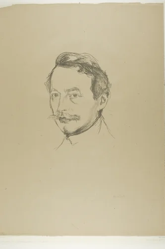 Dr. Max Linde by Edvard Munch, print, 1902