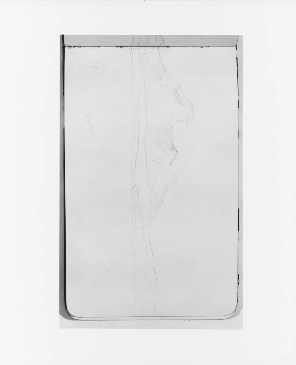 View of Mount Baker (from Sketchbook) by Albert Bierstadt, artwork, 1890