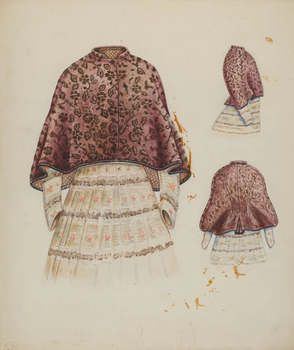 Cape by Al Curry, index of american design, 1937