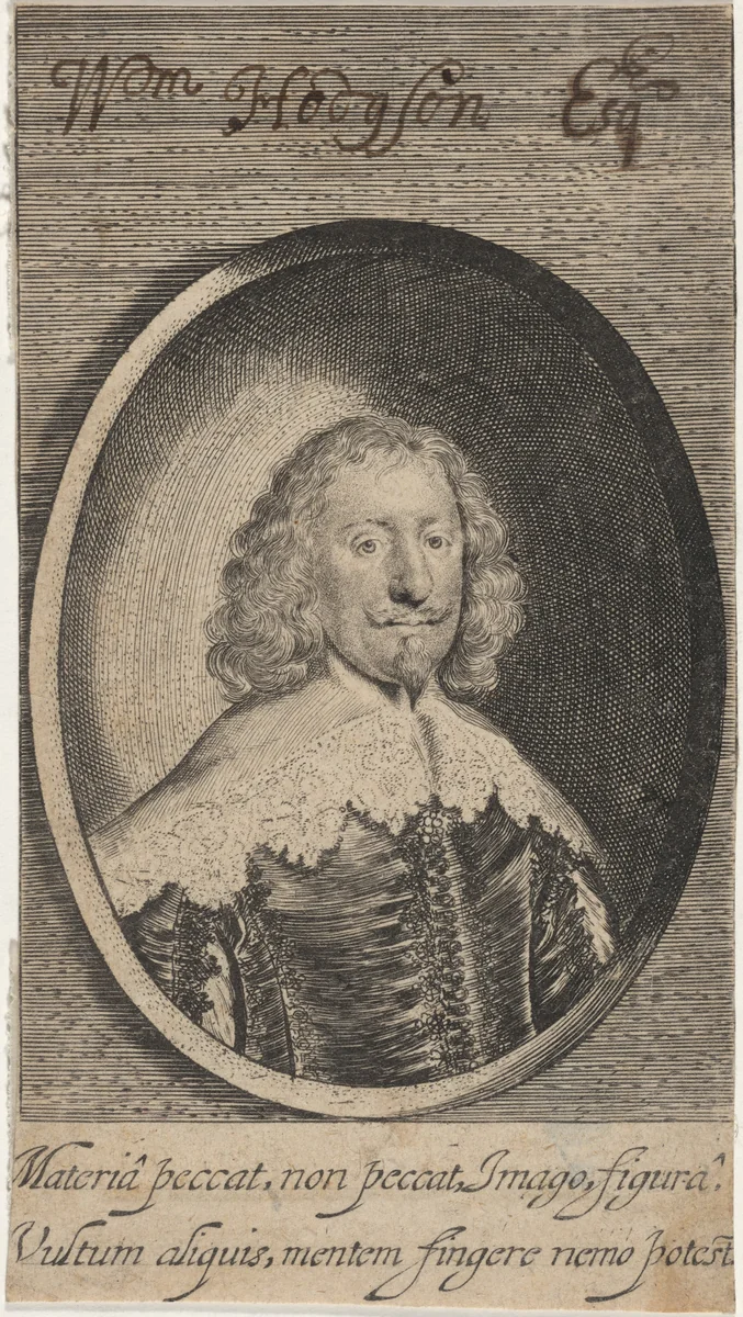 William Hodson by William Marshall, print, 1636