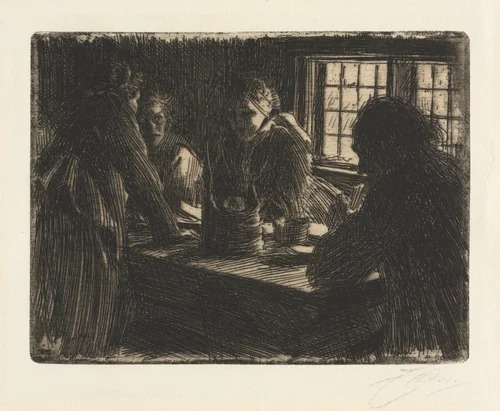 The Bride's Maid by Anders Zorn, print, 1905