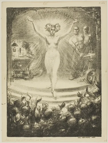Program for a Matinée at the Trocadéro by Théophile Alexandre Steinlen, print, 1903