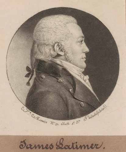 James Latimer by Charles B. J. Févret de Saint-Mémin, print, 1798