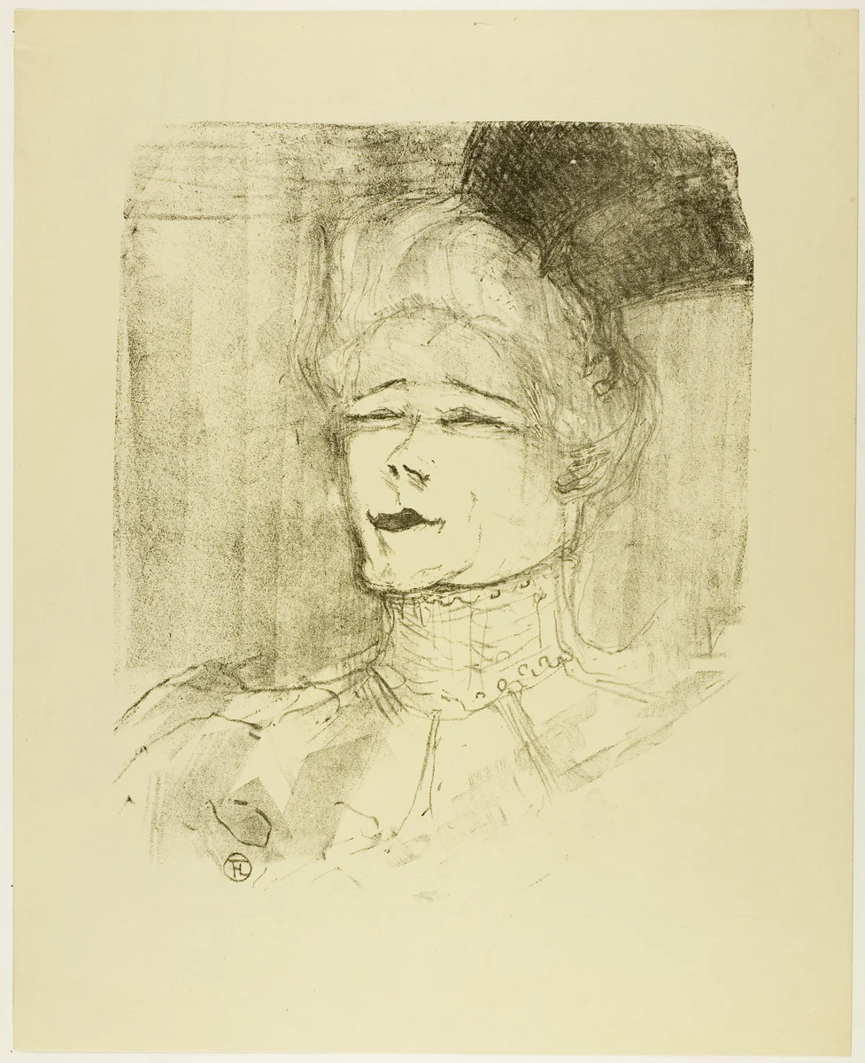 Jeanne Granier, from Treize Lithographies by Henri de Toulouse-Lautrec, print, 1898