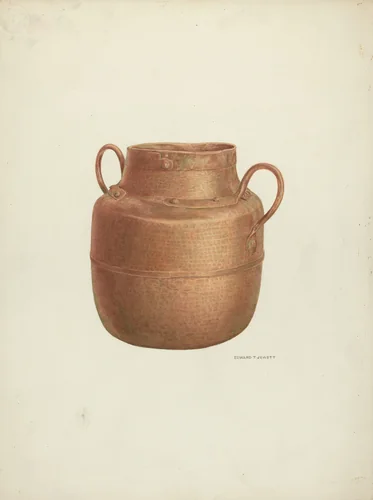 Copper Kettle by Edward Jewett, index of american design, 1937