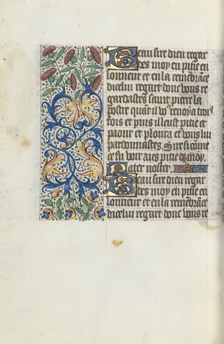 Book of Hours (Use of Rouen): fol. 153v by Master of the Geneva Latini, book, 1465-1475