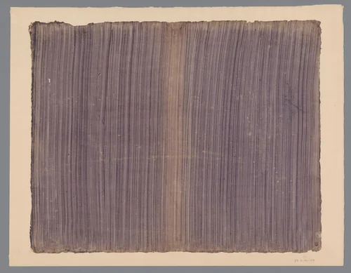 Gestreken stijfselverfpapier in paars by anonymous, other, 1700-1900
