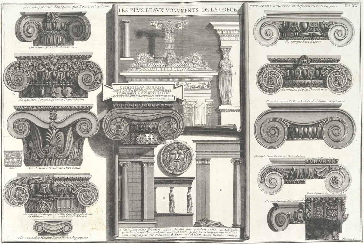 Della Magnificenza e d'Architettura de' Romani (On the Grandeur and the Architecture of the Romans by Gio. Battista Piranesi, Fellow of the Royal Society of Antiquaries of London) by Giovanni Battista Piranesi, book, 1761-1765