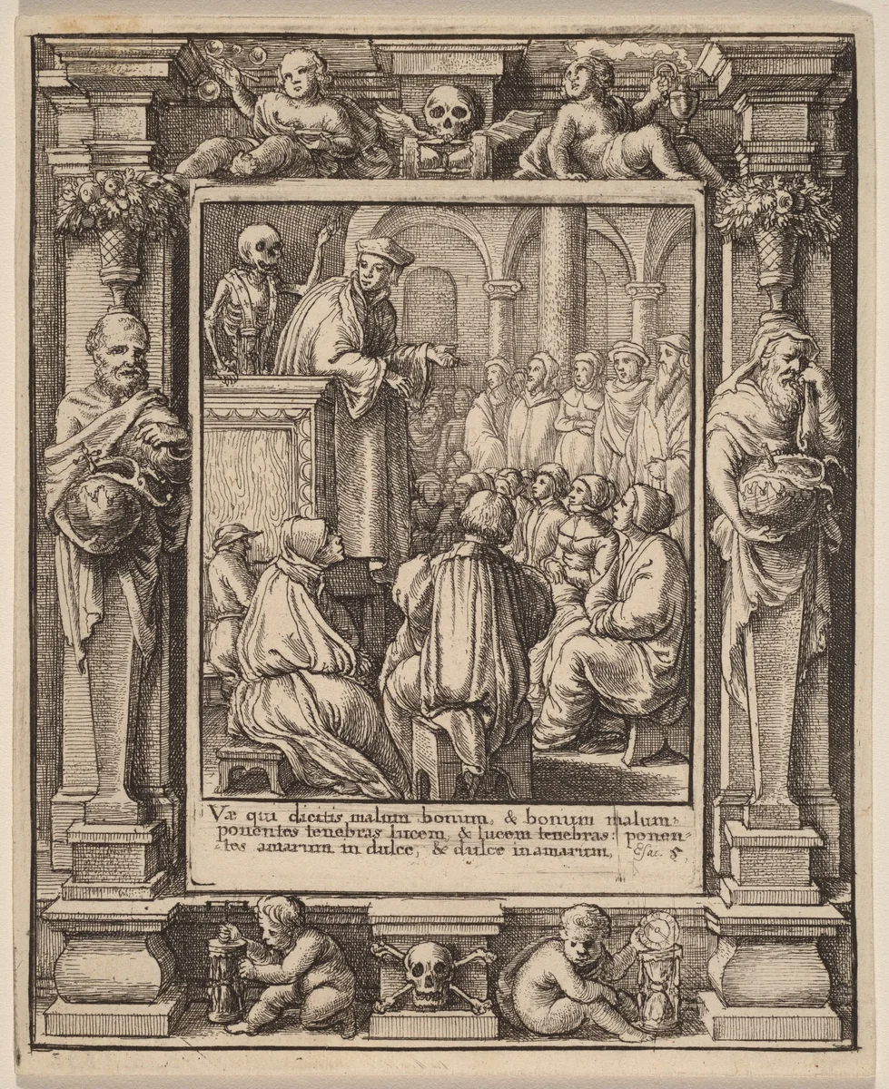 Preacher by Wenceslaus Hollar
Hans Holbein the Younger
Abraham van Diepenbeeck, print, 1651