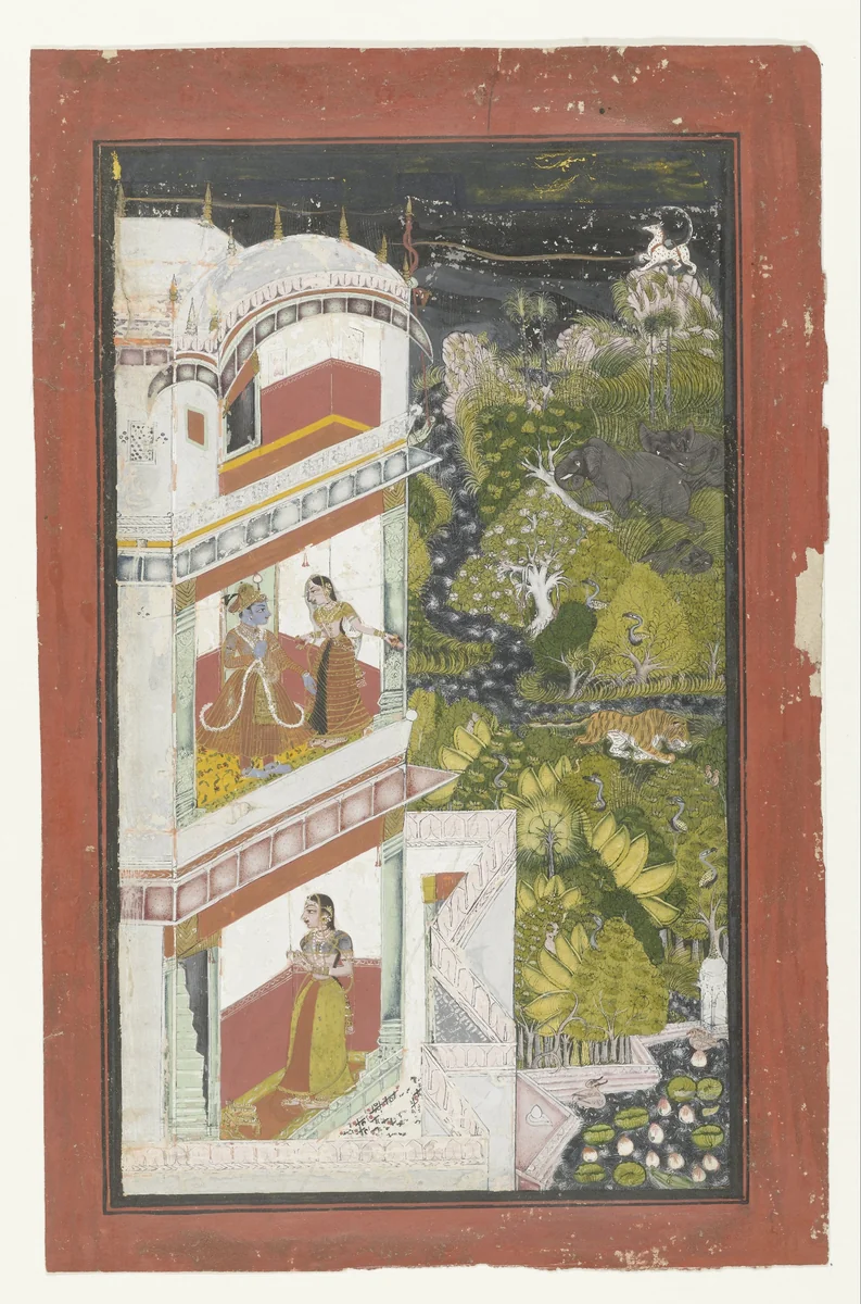 De maand Bhadrapada by anonymous, painting, 1770-1780