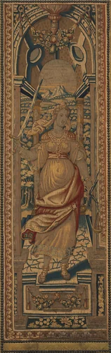 The Four Cardinal Virtues: Justice by Netherlandish 16th Century, decorative art, 1550-1600