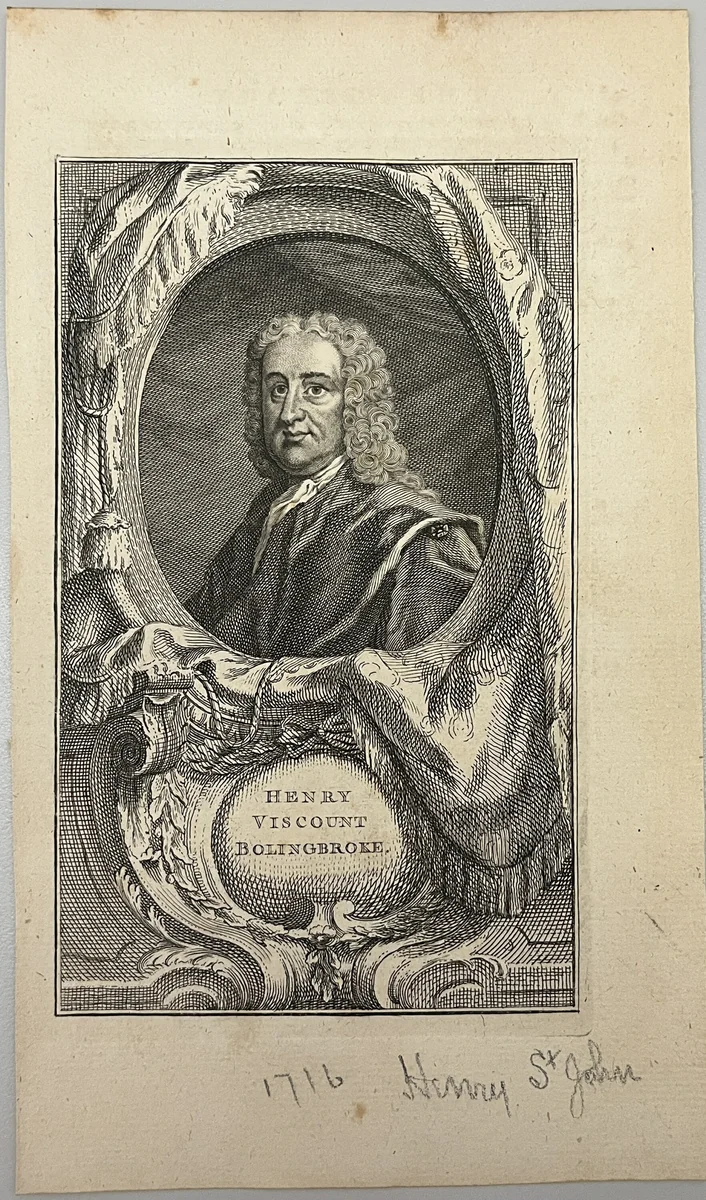 Henry Viscount Bolingbroke by Thomas Murray, other, 1700-1799